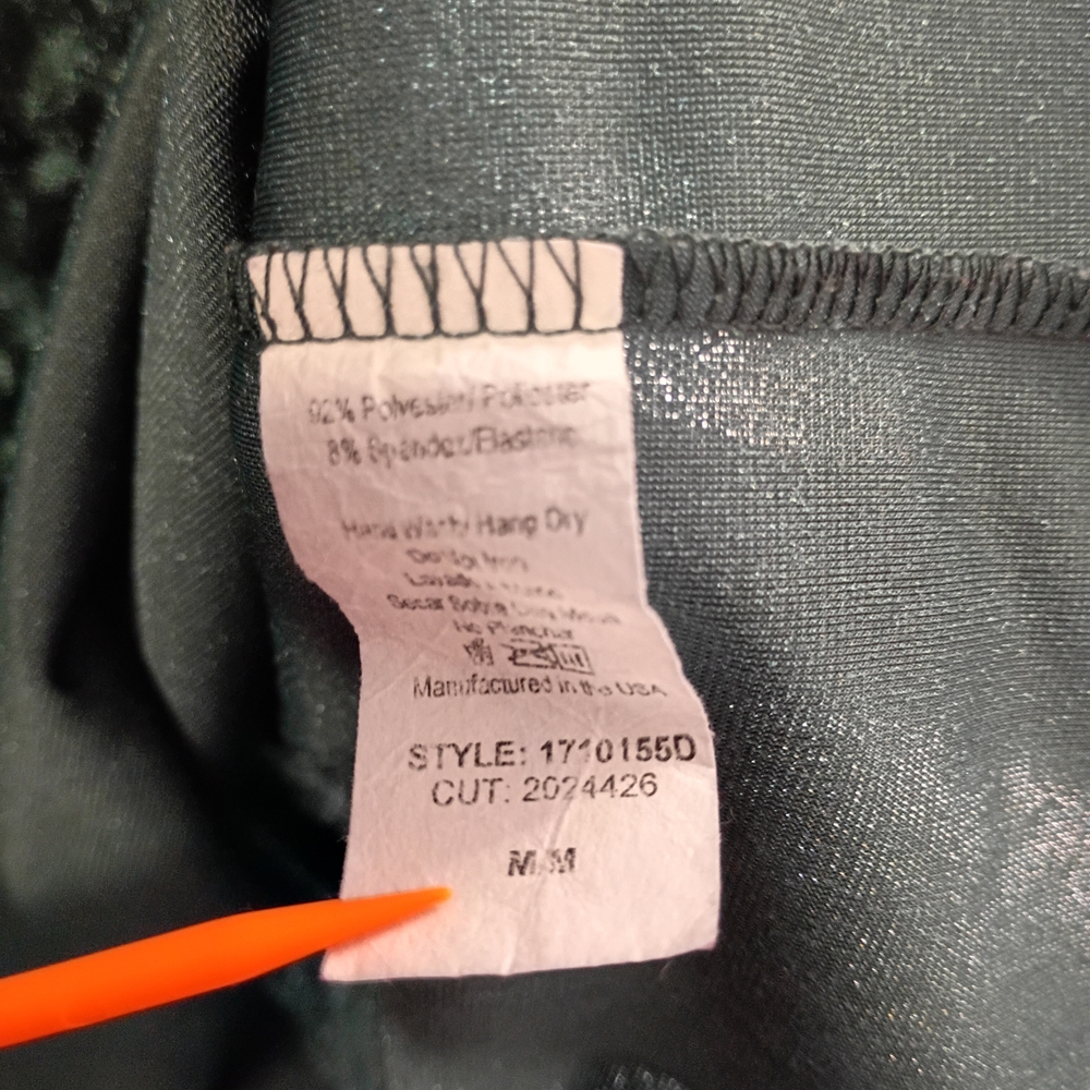 EUC Chris & Carol‎ Green Velvet Maxi Scoop Neck 3/4 Sleeve Y2K Vibe Dress Size M - Picture 5 of 5